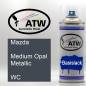 Preview: Mazda, Medium Opal Metallic, WC: 400ml Sprühdose, von ATW Autoteile West.